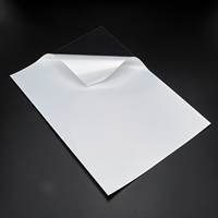 8.5x11 A4 jet d'encre imprimable vinyle PVC mat brillant autocollant feuille de papier support adhésif Transparent plastique vinyle matériel