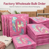 Sacs en plastique refermables avec logo personnalisé, imprimés par gravure, film holographique laser découpé, recyclables, pour chaussettes, vêtements, fourrures, emballage, fermeture éclair