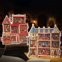 Lot de 5 autocollants de la série My Secret Space, décorations de maisons et matériaux de broderie pour projets DIY