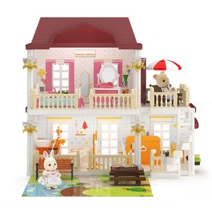 Koala Diary - <span class=keywords><strong>Maison</strong></span> de poupée en plastique en gros et jouets de meubles DIY pour enfants - Product Image 1