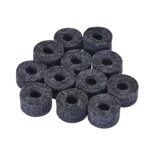 12pcs cymal felts hat hi-hat clat hat חש מכונת כביסה בגודל קטן גודל קטן אפור