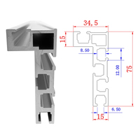 300-800mm profilé en aluminium butée de clôture à onglets rails en T et supports coulissants bouchons de clôture de jauge d'onglet pour le travail du bois