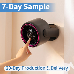 Wholesale Multi-angle Air Circulator Strong 100 Speeds LED Digital Display Touch Control Dual Use <b>Wall</b> <b>Desk</b> Fan Custom OEM ODM 5 - Product Image 5