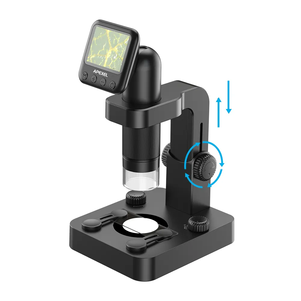 Microscopio Electrónico inalámbrico para soldar, dispositivo electrónico de 2 pulgadas, 1080P, 10 megapíxeles, para reparación de teléfono móvil