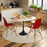 Base de Mesa Industrial de Hierro Forjado AAG, Acabado Dorado y Negro, para Hotel, Sala de Estar, Dormitorio, Hospital, Uso en Exteriores