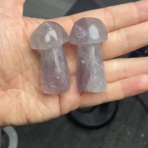 Amethyst mushrooms height 4-5cm $5 each nature gemstone for sale best decoration