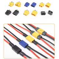 Câble de stockage d'énergie extérieur XT30 XT60 XT90, connecteur électrique réglable pour batterie au lithium, de femelle à mâle