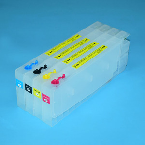 T6161-T6164 300ML <span class=keywords><strong>4</strong></span> <span class=keywords><strong>couleurs</strong></span> rechargeable pour cartouche d'encre pour Epson Stylus Pro B300/B500/B310/B510 imprimantes puce capteur Compatible - Product Image 2