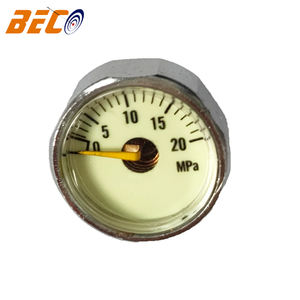 1 дюйм 23 мм 25 мм светящийся в темноте светящийся циферблат микро маленький мини манометр - Product Image 4