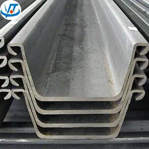 Q345 Q235 Q345 Type 2 Type 3 U Shape Carbon Steel Sheet Piles
