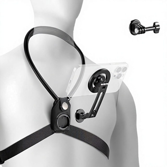 NEEWER GP26 Magnetic Neck Holder for Action Camera Phone