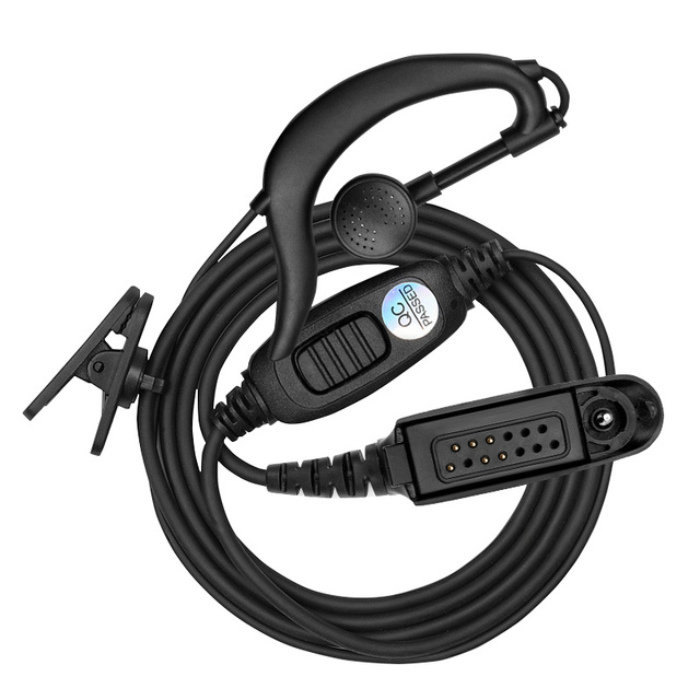 Replacement PMLN4556 Earphone Mag One Radio Vox Hand-free Earbud Earpiece with Mic for motorola Two Way Radio GP328/GP338/PTX760