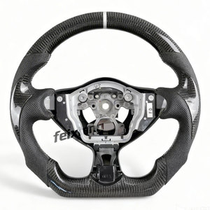 Volant de voiture sport en fibre de carbone amélioré pour <span class=keywords><strong>Infiniti</strong></span> Q50/Q50L/Q60/Q30/<span class=keywords><strong>G35</strong></span>/G37/FX35/QX70/M37/QX80/ESQ/EX/JX/Nissan - Product Image 1