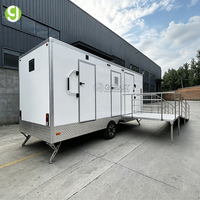 Remorques sanitaires portables conformes ADA Goeasy pour les festivals