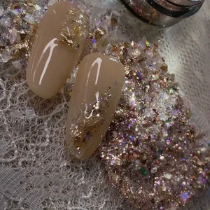1 Tarro de Escamas de Ópalo Aurora Brillantes, Purpurina para Uñas, Escamas de Brocado Láser Plateadas y Doradas, Lentejuelas para Uñas, Polvo para Arte de Uñas con Gel UV - Product Image 6