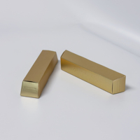 Gold Recyclable Paper Box Set with Matt Lamination & Embossing for Chocolate & Perfume Packaging