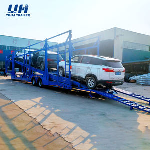 Acero 2 Axle Ouoble Cuello EMI Railer Para Ars Ruruck Arriarrier 6-8 Eats Latlatbed Uto <span class=keywords><strong>Auler</strong></span> Nclosed Ar Railer - Product Image 4