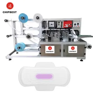 Máquina automática de fabricación de compresas sanitarias, suministro de ropa interior para negocios pequeños, buena calidad