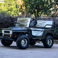 Voiture tout-terrain électrique Willys Jeep 4x4 pour adultes, buggy 150CC, mini kart, voiture classique, mini jeep à vendre, fabrication sur mesure