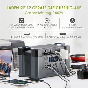 Prix d'usine Station d'énergie solaire 220V/2000W Générateur solaire 200W 300W 500W 700W pour usage domestique avec recharge de VE - Product Image 4