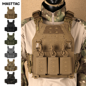Mastac Hunting Assault Outdoor Gear Lichtgewicht <span class=keywords><strong>Vest</strong></span> Molle Quick Release Modulair Tactisch Lasersnijplaat Draagvest - Product Image 1