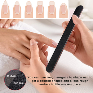 <span class=keywords><strong>12</strong></span> Pcs Công Cụ Làm Móng Tay Kit 4 Cách Miếng Bọt Biển Móng Tay Đệm Biểu Tượng Tùy Chỉnh Có Thể Giặt Màu Đen Giấy nhám Móng Tay Tập Tin Chuyên Nghiệp <span class=keywords><strong>Nail</strong></span> Nguồn Cung Cấp Thiết Lập - Product Image 5