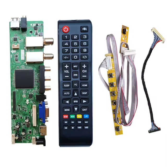 ZS.S663.A01R00 DVB-T2 DVB-S2 Universal Led TV Mainboard Digital 14-32Inch PCB LED Circuit Board From TV LED PCB Board Factory