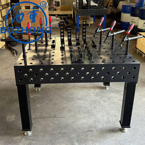 Table de soudage professionnelle avec pinces <span class=keywords><strong>à</strong></span> dégagement rapide Établi parfait pour la réparation automobile - Product Image 5