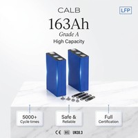 Cellule de batterie LiFePO4 CALB 163Ah 3.2V Grade A 382Wh par cellule, haute densité volumétrique 5000 cls pour pack EV à espace limité