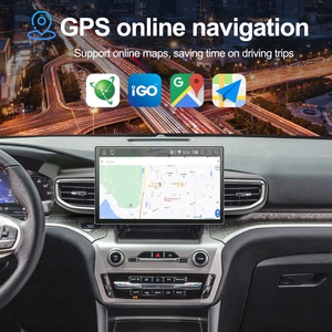 NaviHua New Car Upgrade 12.5 Inch Android Car Radio GPS Navigation Wireless Carplay Auto <b>Stereo</b> Unit for Ford Explorer 2021-2025 - Product Image 3