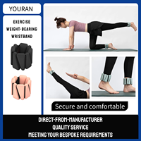 Soporte Triangular Ajustable Personalizado para Muñeca y Tobillo, con Cordones Cuadrados de Dos Colores, Transpirable y Resistente para Entrenamiento de Fuerza