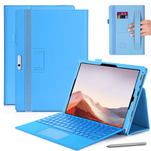 Ốp Bảo Vệ Mờ Có Dây Đeo Tay Thông Dụng Cho <span class=keywords><strong>Microsoft</strong></span> <span class=keywords><strong>Surface</strong></span> <span class=keywords><strong>Pro</strong></span> 3 <span class=keywords><strong>4</strong></span> 5 6 7 12.3 Vỏ Đứng Lật Bàn Phím Da PU Cho Máy Tính Bảng - Product Image 2