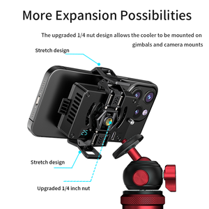 Ventilateur de refroidissement de la caméra Système de refroidissement externe de la caméra pour Sony A7 IV / ZV-E1 / A6700 / A7C II / A7S III / ZV-E10 / FX30 / <span class=keywords><strong>FX3</strong></span> - Product Image 3