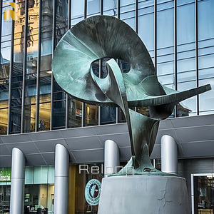 Design contemporain personnalisé jardin extérieur grande statue d'art en métal <span class=keywords><strong>sculpture</strong></span> <span class=keywords><strong>abstraite</strong></span> en bronze - Product Image 1