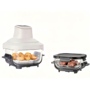 Freidora de Aire de Vidrio de 4L con Control Digital, Sin Aceite, Portátil, para Cocinar Crujiente, de Vidrio No Tóxico, Venta Directa de Fábrica TOC - Product Image 2