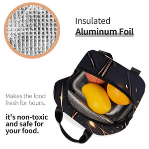 Bolsa de Almuerzo 3D con Estampado del Futbolista <span class=keywords><strong>CR7</strong></span>, Bolsa Térmica Escolar Impermeable, el Mejor Regalo para Niños y Niñas, Bolsa de Picnic de Papel de Aluminio - Product Image 4