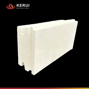 Briques réfractaires haute température KERUI briques de corindon mullite pour fours de fusion de verre