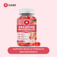 Bonbons gélifiés à la créatine monohydrate à concentration personnalisée pour adultes, réduisent la fatigue après l'exercice et améliorent les performances d'entraînement, étiquette privée