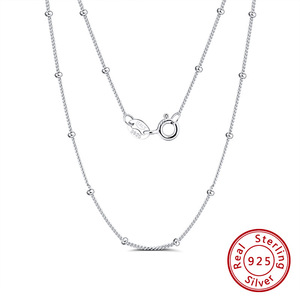 สร้อยคอเงินแท้ 925 ลาย Cuban Link ขนาด 1 มม. สำหรับผู้หญิงและผู้ชาย เครื่องประดับสั่งทำคุณภาพสูง ขายส่งเป็นเมตร/กิโลกรัม - Product Image 4