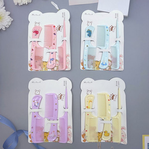 Peigne à cheveux en acétate antistatique écologique et mignon, outil de coiffage portable pour femmes et enfants, cadeau idéal pour les voyages - Product Image 3