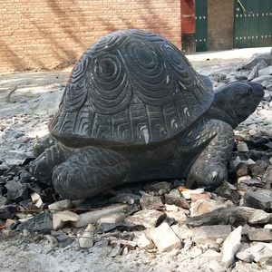 Đá Granite Khắc Rùa Điêu Khắc Kích Thước Lớn Đá Cẩm Thạch Đen Vườn Rùa - Product Image 4