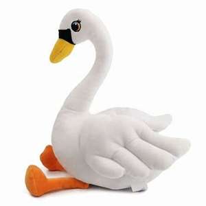 Cadeau spécial, peluche réaliste de cygne blanc, animal sauvage - Product Image 6