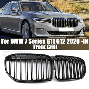 Calandre de pare-chocs avant pour BMW Série 7 G11 G12 730i 740i 750i 740e 725d 730d 2020+ Noir Brillant Style Racing - Product Image 1