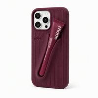Étui de téléphone en silicone pour gloss à lèvres, coque souple antichoc pour iPhone 15 14 13 Pro Max, étui de téléphone avec poche pour baume à lèvres