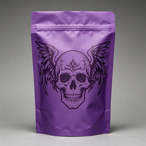 Custom Printed 3.5g Security Biodegradable Stand Pouch Gravure Printing Resealable Mylar Ziplock <b>Packaging</b> <b>Bags</b> - Product Image 2