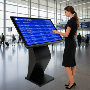 Afficheur numérique d'intérieur 32 pouces OEM, kiosque tactile horizontal, écran tactile SDK, vidéo, auto-service, consultation, revendeur, <span class=keywords><strong>agence</strong></span>, fournisseur - Product Image 2