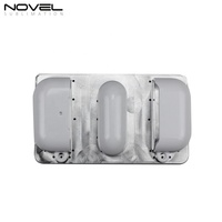 Noveldigital Nouveauté Coque Rigide 3D en Aluminium pour Air Pods/Air Pod Pro, Protection Anti-Chute et Anti-Choc par Sublimation