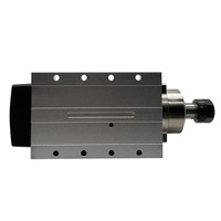 1.5KW ER11 ER16 ER20 24000rpm Pendingin Udara Bantalan Flens Persegi Mesin Bor Alat Spindle Motor 110V/220V/380V CNC