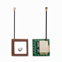 Antenne active double bande GPS+BD WT-A-10*10-40MM-IPex3 avec VSWR <1.8 et gain de 30 dBi