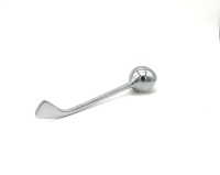 Poignée d'accessoires de robinetterie en alliage de zinc chromé, moderne, écologique, facile à installer, pour salle de bain, prix compétitif, haute qualité